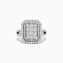 BH Multi Bouquet Two Tone Gold Diamond Ring | Rings