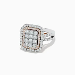 BH Multi Bouquet Two Tone Gold Diamond Ring | Rings