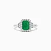 BH Multi Brasilica 14K Two Tone Gold Emerald and Diamond Ring, 1.90 TCW | Rings
