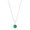 Effy Jewelry Brasilica 14K White Gold Emerald and Diamond Pendant, 0.41 TCW | Necklaces & Pendants