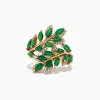 BH Multi Brasilica 14K Yellow Gold Emerald and Diamond Ring, 2.78 TCW | Rings