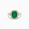 Effy Jewelry Brasilica 14K Yellow Gold Emerald and Diamond Ring | Rings