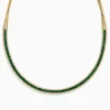 BH Multi Brasilica 14K Yellow Gold Emerald and Diamond Necklace | Necklaces & Pendants
