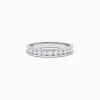 effyjewelry.com Bridal 14K White Gold Channel Set Diamond Band, 0.49 TCW | Rings