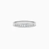 effyjewelry.com Bridal 14K White Gold Channel Set Diamond Band, 0.24 TCW | Rings