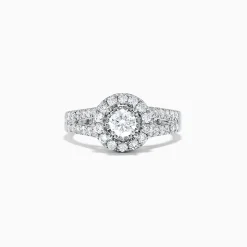 Effy Jewelry Bridal 14K White Gold Diamond Ring, 1.02 TCW | Rings