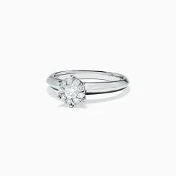 Effy Jewelry Bridal 14K White Gold Diamond Ring, 0.39 TCW | Rings