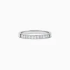 effyjewelry.com Bridal 14K White Gold Prong Set Diamond Band, 0.24 TCW | Rings