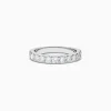 effyjewelry.com Bridal 14K White Gold Prong Set Diamond Band, 0.98 TCW | Rings