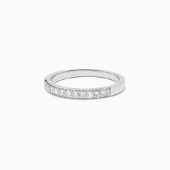 effyjewelry.com Bridal 14K White Gold Prong Set Diamond Band, 0.24 TCW | Rings