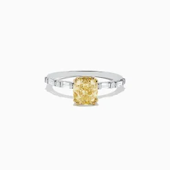 BH Multi Canare 18K Gold Yellow Diamond Engagement u0026 Wedding Ring Set, 2.57 TCW | Rings