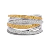 Effy Jewelry Canare 14K 2-Tone Gold Yellow and White Diamond Ring, 0.56 TCW | Rings