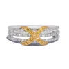 Effy Jewelry Canare 14K 2-Tone Gold Yellow and White Diamond Band, 0.35 TCW | Rings