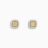 Effy Jewelry Canare 18K Two Tone Gold White and Yellow Diamond Earrings | Earrings