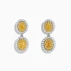 Effy Jewelry Canare 18K Two Tone Gold White u0026 Yellow Gold Earrings | Earrings