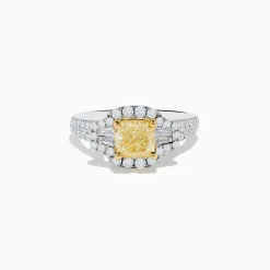 Effy Jewelry Canare 18K Two Tone Gold White and Yellow Diamond Ring | Rings