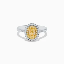 Effy Jewelry Canare 18K Two Tone Gold White u0026 Yellow Diamond Ring | Rings