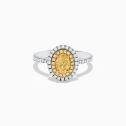 Effy Jewelry Canare 18K Two Tone Gold White u0026 Yellow Diamond Ring | Rings