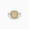Effy Jewelry Canare 14K Two Tone Gold White and Yellow Diamond Ring | Rings