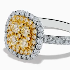 Effy Jewelry Canare 14K Two Tone Gold White and Yellow Diamond Ring | Rings