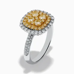 Effy Jewelry Canare 14K Two Tone Gold White and Yellow Diamond Ring | Rings