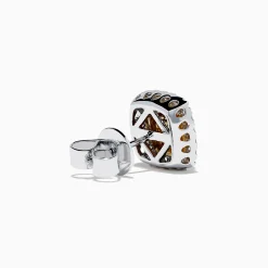 Effy Jewelry Canare 18K Two Tone Gold White and Yellow Diamond Earrings | Earrings
