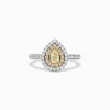 BH Multi Canare 14K Two Tone Gold Yellow and White Diamond Ring | Rings