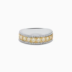 Effy Jewelry Canare 14K Two Tone Gold Yellow and White Diamond Ring | Rings