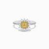 BH Multi Canare 14K Two Tone Gold Yellow and White Diamond Ring | Rings