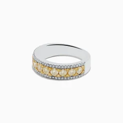 Effy Jewelry Canare 14K Two Tone Gold Yellow and White Diamond Ring | Rings