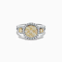 Effy Jewelry Canare 14K Two Tone White and Yellow Diamond Ring | Rings