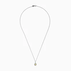 Effy Jewelry Canare 18K Two-Tone Gold Oval Yellow Diamond Pendant, 0.46 TCW | Necklaces & Pendants