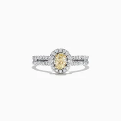 Effy Jewelry Canare 18K Two-Tone Gold Yellow and White Diamond Ring, 0.71 TCW | Rings