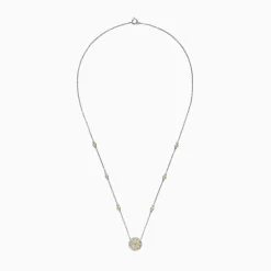Effy Jewelry Canare 14K Two-Tone Gold Yellow and White Diamond Pendant, 1.33 TCW | Necklaces & Pendants