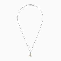 Effy Jewelry Canare 18K Two-Tone Gold Yellow and White Diamond Teardrop Pendant | Necklaces & Pendants