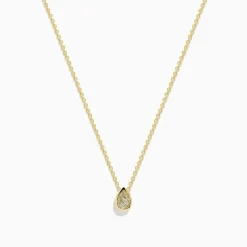 Effy Jewelry Canare 18K Yellow Gold Yellow Diamond Teardrop Pendant | Necklaces & Pendants