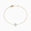 Effy Jewelry Casino 14K Yellow Gold Diamond Spade Suit Bracelet | Bracelets