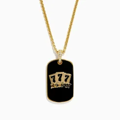 Effy Jewelry Casino Men's Sterling Silver Diamond Lucky 7 Jackpot Pendant | Mens