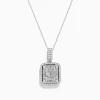 Effy Jewelry Classique 14K White Gold Diamond Pendant | Necklaces & Pendants