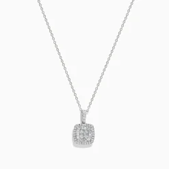Effy Jewelry Classique 14K White Gold DIamond Pendant 0.31 TCW | Necklaces & Pendants