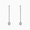 BH Multi Classique 14K White Gold Diamond Drop Earrings, 0.72 TCW | Earrings