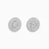 Effy Jewelry Classique 14K White Gold Diamond Stud Earrings | Earrings