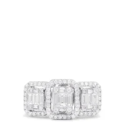 Effy Jewelry Classique 14K White Gold Diamond Ring, 0.88 TCW | Rings