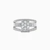 Effy Jewelry Classique 14K White Gold Diamond Split Band Ring, 1.25 TCW | Rings