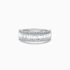 BH Multi Classique 14K White Gold Diamond Band, 0.82 TCW | Rings