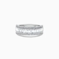 BH Multi Classique 14K White Gold Diamond Band, 0.82 TCW | Rings
