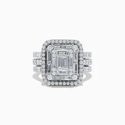 BH Multi Classique 14K White Gold Diamond Cocktail Ring, 1.92 TCW | Rings