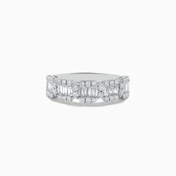 BH Multi Classique 14K White Gold Diamond Band 0.88 TCW | Rings
