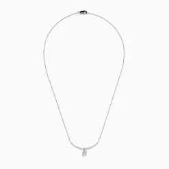 Effy Jewelry Classique 14K White Gold Diamond Pendant Necklace 0.69 TCW | Necklaces & Pendants
