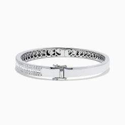 Effy Jewelry Classique 14K White Gold Diamond Bangle 2.41 TCW | Bracelets